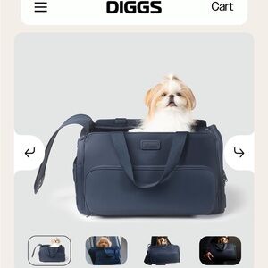 Navy Blue Dog Travel Carrier